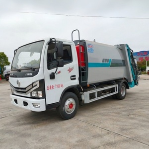 รถบรรทุกตักขยะแบบอัดแน่น Dongfeng 7cbm ขับเคลื่อน 4x2 ระบบไฮดรอลิก - Product Image 1
