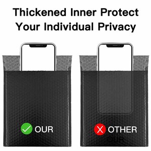 Customized Logo Printed Durable Waterproof Mailing Bags Gold Foil Metallic <b>Padded</b> Wrap Packaging Plastic Envelopes Mailing - Product Image 3