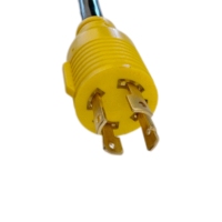 Adaptor Listrik RV Self-Locking 1430P ke 1450R STW 30 Amp hingga 50 Amp, Kabel Ekstensi Generator