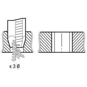 Cutting Tools, Taps and Dies, MACHINE TAPS FOR THROUGH HOLES WITH <b>CORRECT</b> END - Product Image 1