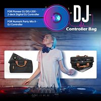 Sacoche de voyage portable personnalisée pour Pioneer DJ DDJ-200 pour Numark Party Mix II Compact DJ Controller Mallette de transport rembourrée