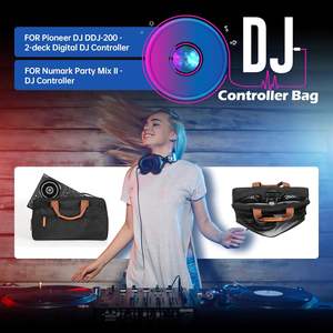 Sacoche de voyage portable personnalisée pour Pioneer DJ DDJ-200 pour <span class=keywords><strong>Numark</strong></span> Party Mix II Compact DJ Controller Mallette de transport rembourrée - Product Image 2