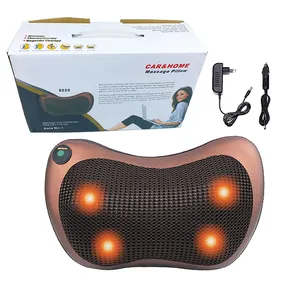 2020 relaxante shiatsu infravermelho massagem elétrica almofada carro travesseiro massageador máquina de massagem lombar