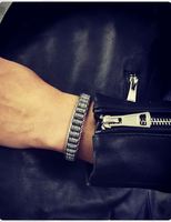 Pulsera de aleación chapada en oro con amuleto de escritura budista Feng Shui para hombre, cuentas de transferencia, mantra de seis caracteres, personalidad nacional