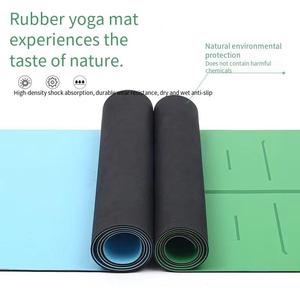 Thảm tập <span class=keywords><strong>Yoga</strong></span> <span class=keywords><strong>TPE</strong></span> hai lớp thân thiện với môi trường, chống trơn trượt, in logo tùy chỉnh, nhẹ, dùng cho phòng tập thể dục tại nhà - Product Image 3