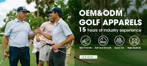 최고 가성비 남성용 OEM 무지 골프 폴로 티셔츠 및 골프 의류 - Product Image 4