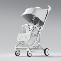 Poussette bébé pliable de luxe légère, certifiée UE, vente d'usine
