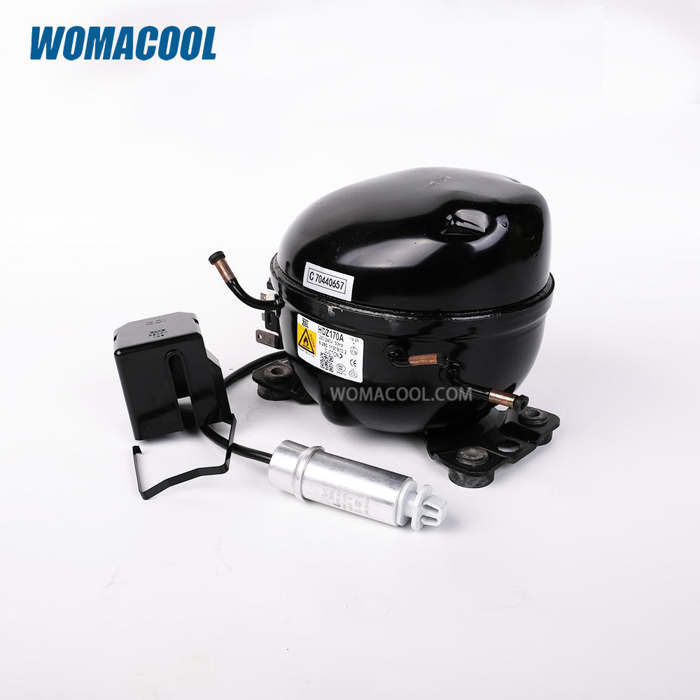 ZEL Zanussi HDZ170A 1/4hp Refrigeration Compressor 220-240V R600a