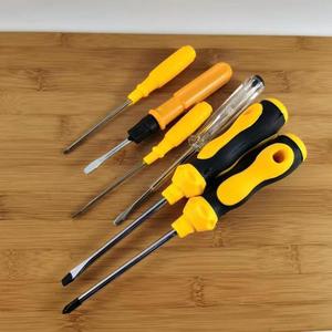 XINTENGFEI <b>Screwdriver</b> <b>Set</b> 6 Piece Industrial Grade Flat Head Tools Household Repair Kit - Product Image 3