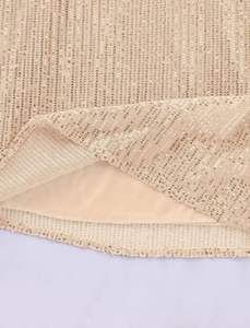 AGYMNX Femme <span class=keywords><strong>Robe</strong></span> Sexy En Tissu Brillant Avec Paillettes Col Halter En V Et Dos <span class=keywords><strong>Nu</strong></span> Tenues De Soirée Pour Club Festivals Et - Product Image 6