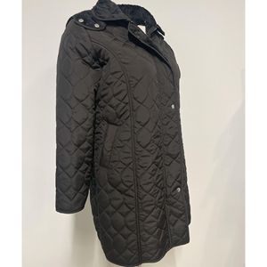 Manteau matelassé Vetre à motif d'oignon noir, 95 cm, parka pour femme, tailles 44-58, imperméable, doublure en fausse fourrure, capuche amovible, vêtements d'extérieur - Product Image 2