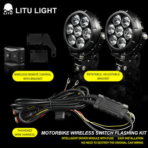 Lámpara Led Redonda para Conducción de Motocicleta, Faro de Punto Blanco, IP68, Impermeable, <span class=keywords><strong>4x4</strong></span>, 60W - Product Image 2