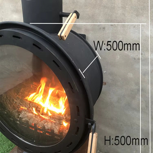 Foyer intérieur à <span class=keywords><strong>bois</strong></span> personnalisé <span class=keywords><strong>de</strong></span> haute qualité Poêles <span class=keywords><strong>de</strong></span> <span class=keywords><strong>toit</strong></span> suspendus muraux modernes pour le salon en acier - Product Image 5