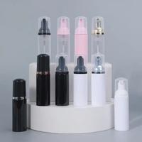 30ml 50ml 100ml pompe à mousse blanche rose vide mousse mousse nettoyant bouteille de mousse PET voyage cils shampooing bouteille en plastique