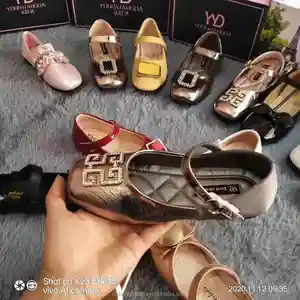 Kinder Mode PU Leder Mix Farben Kind Schulmädchen Prinzessin Tanz schuhe billig gemischte Kinder Mädchen Schuhe lässig Schul schuhe