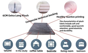 Luxe <span class=keywords><strong>Salon</strong></span> Décoratif Shaggy Doux Adolescent Paillasson Moelleux Grande Taille <span class=keywords><strong>Tapis</strong></span> <span class=keywords><strong>Rose</strong></span> Filles <span class=keywords><strong>Tapis</strong></span> - Product Image 2