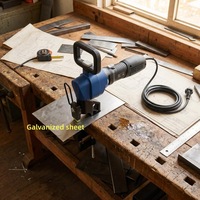Machine à riveter électrique portable sans rivets 1,4 kW 220 V pour la fixation de brides TDC de conduits CVC, pour tôles de 1,5 à 3,5 mm