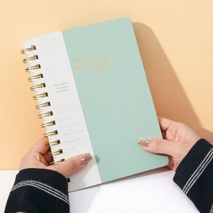 Promoción: Libretas Personalizadas al por Mayor, Agenda con Tapa Dura, Diario Espiral, Planificador A5, Diario, Semanal, Mensual, 80 Hojas - Product Image 2