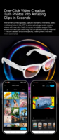 Lunettes de soleil intelligentes avec caméra 13MP, traduction IA en temps réel, batterie 290mAh, changement de couleur automatique, lunettes intelligentes pour hommes en matériau TR