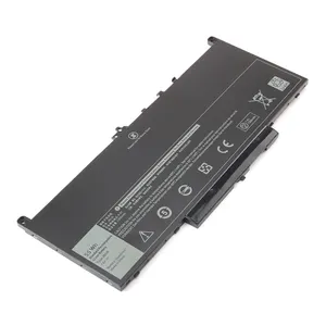 En çok satan OEM/ODM 7200mAh 7.6V 55WH J60J5 MC34Y Laptop pil Dell Latitude için E7270 E7470 dizüstü pili