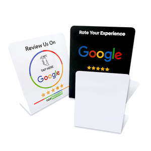 PVC NFC Stand Acrylique Social Media Review Nfc Google Review Stand - Product Image 1