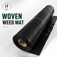 Toile tissée anti-mauvaises herbes Chaga 120 g/m² stabilisée aux UV, durée de vie 10 ans, pour couverture de sol en PP, barrière anti-herbe (Malla Antihierba, Unkrautvlies)