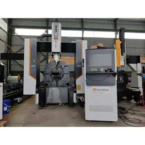 5 Achsen CNC-Laser-Schneidemaschine Metallrohr Rohrlaserschneidemaschine für Kohlenstoff-Edelstahl/Aluminiumstahl