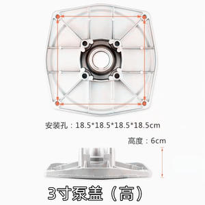 Bomba de agua autocebante de 24 pulgadas para motor de gasolina con tapa 170F190 y carcasa de bomba para motor de gasolina - Product Image 1