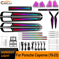 Luz Ambiental Dinámica para el Tablero Cardoo para Porsche Cayenne 2018-2023, Accesorios de Iluminación LED para Mejorar la Atmósfera Interior del Automóvil