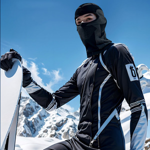 Bufanda térmica a prueba de frío para hombre y mujer, sombrero de esquí de invierno, pasamontañas, máscara facial completa, esquí, ciclismo, caza, cabeza, cuello, cubierta, casco, gorra con forro - Product Image 5