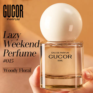 GUCOR 015 Woody Floral Unisex Perfume 50ml Lazy <span class=keywords><strong>Sunday</strong></span> <span class=keywords><strong>Morning</strong></span> Marca original Extracción de plantas naturales para mujeres y hombres - Product Image 4