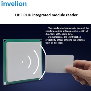 YRM100 TTL UHF RFID <span class=keywords><strong>Reader</strong></span> Writer Module con antena integrada 0-5.5dBi para Arduino ESP32 Raspberry Pi - Product Image 1