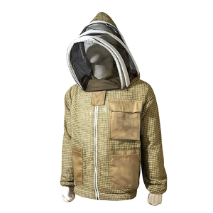 Suministros de fábrica, chaqueta blanca de apicultura, ropa de apicultor de algodón transpirable, traje, ropa protectora de abeja - Product Image 6