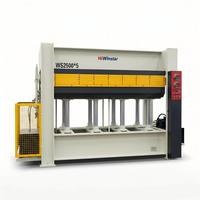 Presse à chaud hydraulique automatique à 5 couches pour le bois, facile à utiliser, pour plaquettes de frein et produits en caoutchouc