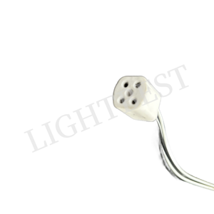ضوء السيراميك T5 T6 T8 مقبس مصباح Uv ذو طرف واحد <span class=keywords><strong>4pin</strong></span> ضوء حامل Led حامل موصل G10q - Product Image 1