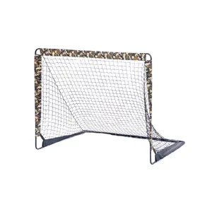 Funny play metal frame goal 4 X 3.3 feet assembling football practice goal for kids at backyard home usage soccer training goal