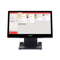 Sistema POS con Pantalla Táctil de 15.6 Pulgadas para Restaurantes y Hoteles, Caja Registradora, Sistema de Pedidos y Pagos para Tiendas Minoristas