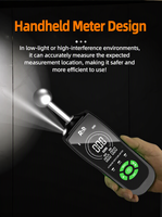 Humidimètre numérique portable sans aiguille Dorry MT-68 avec mesure de profondeur non invasive de 5 à 40 mm, garantie 1 an