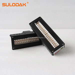 4 cái đèn UV phẳng máy in UV mực 395nm véc ni Uvled chữa đèn Cmyk + W tia cực tím chữa ánh sáng 120*20mm và 35*15mm - Product Image 4