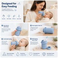 Botol Susu Silikon Bayi Set Botol Susu Anti Kolik Botol Susu Bayi Silikon Botol Susu Bayi Baru Lahir