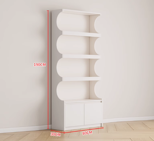 Mueble de Exhibición de Cosméticos Estilo Crema para Salón de Belleza, para Salón de Uñas - Product Image 2