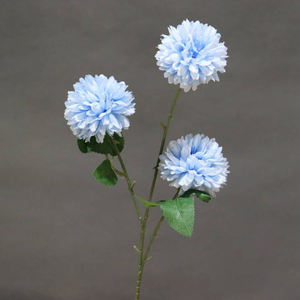 Nuevo salón de bodas flores de seda tres Ping Pong crisantemo simulación flor bola <span class=keywords><strong>cebolla</strong></span> bola pinchazo diente de león flor - Product Image 3