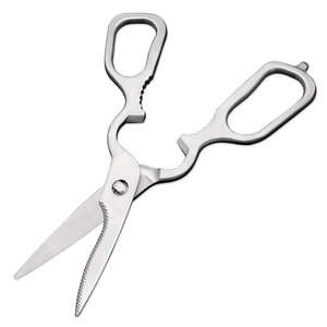 Stainless Steel Kitchen Scissors Straight Head For Cutting Chicken Bones And Fish Home Use Bulk Specification - Product Image 2