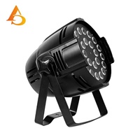 AICPOSE Projecteur PAR LED en aluminium moulé 24 pièces 12W 15W 18W RGBW RGBWA UV pour scène