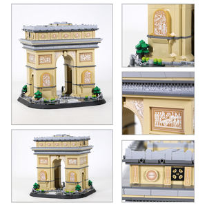 Wange 5223 Arco del Triunfo París Francia, Bloques de Construcción para Niños, Juguete de Plástico Unisex, Regalo, Venta al Por Mayor - Product Image 4