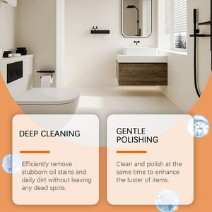 JAKEHOE Produits chimiques ménagers multi-usages Détergent à l'huile de noix de coco Crème de cuisine Dégraissage Polissage Nettoyant de surface - Product Image 2