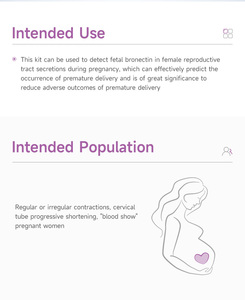 Đáng tin cậy <span class=keywords><strong>ffn</strong></span> sàng lọc thai nhi fibronectin Cassette thử nghiệm cho các biến chứng mang thai - Product Image 3