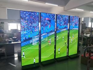 จอแสดงผล LED แบบพับได้ในร่ม ความละเอียด 1080P ความสว่าง 1500cd 178 °   แผงโฆษณาติดผนังแบบปรับมุมมองได้ - Product Image 1