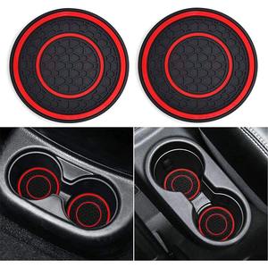2-Color Design Non-Slip Car Coaster <b>Mat</b> Universal Anti-Dust Proof Center Console Organizer - Product Image 2