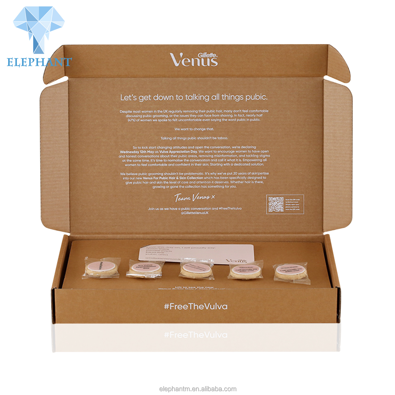 Custom Kraft Paper Small Lip Gloss Cosmetic Set Box Packaging